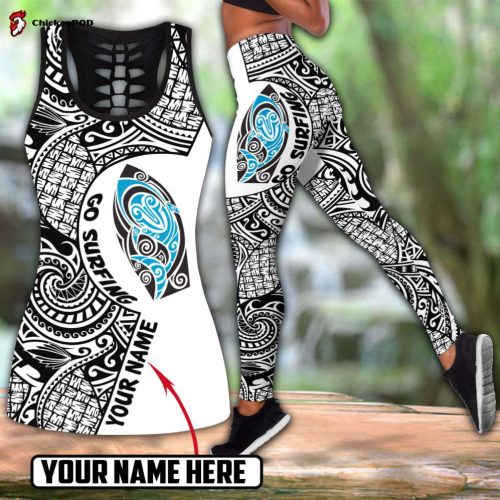 Anubis God Blue Ancient Egypt Combo Legging Tank