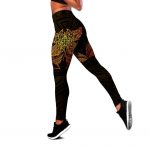 Amazing Polynesian Ray Tattoo Legging & Tank top For Women Sport Gifts-ML