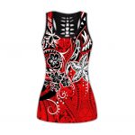 Amazing Polynesian Tribal Pattern Legging & Tank top For Women Sport Gifts-ML