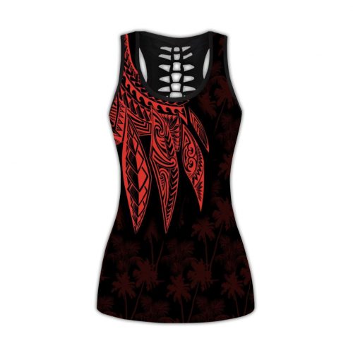 Amazing Polynesian Wing Tattoo Legging & Tank top For Women Sport Gifts-ML