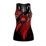 Amazing Samoa Polynesian 3D Tattoo Deluxe Legging & Tank top For Women Sport Gifts ML