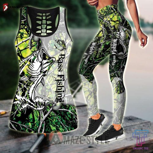 Flower love sugar skull tanktop & legging camo hunting outfit For Women Sport Gifts