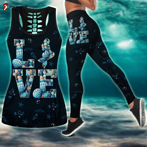 Be A Mermaid And Make Waves Combo Legging + Tank