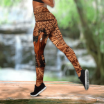 Beebuble Horse Art Combo Legging + Tank Top D All Printed