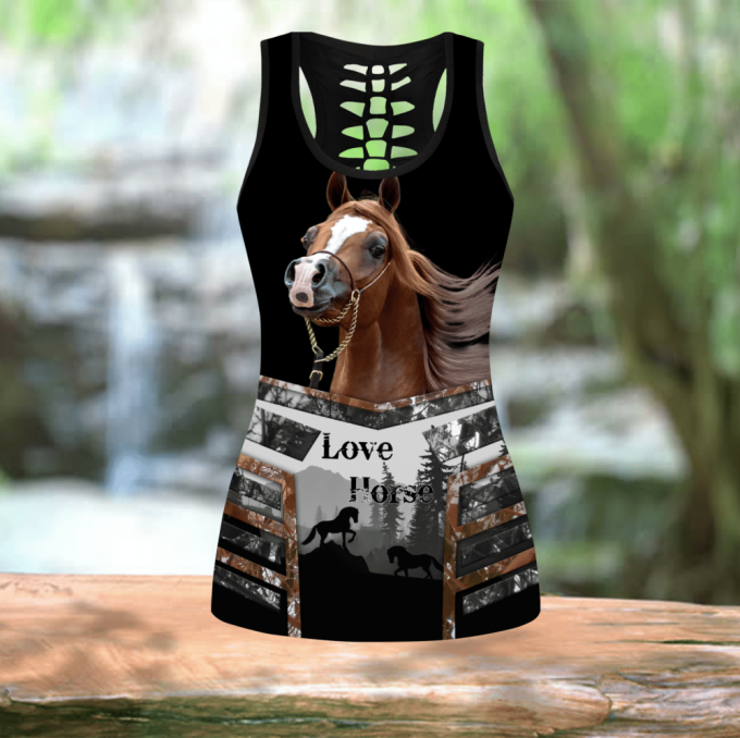 Beebuble Love Horse Combo Legging + Tank Top Da