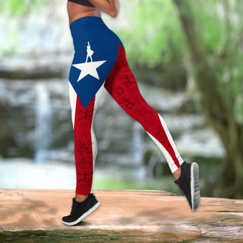 Beebuble Puerto Rico D Combo Tank top For Women Sport Gifts and Legging