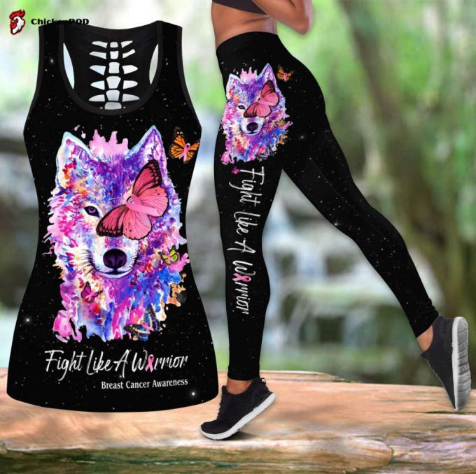 Breast Cancer-Fight Like A Warrior Combo Tank + Legging