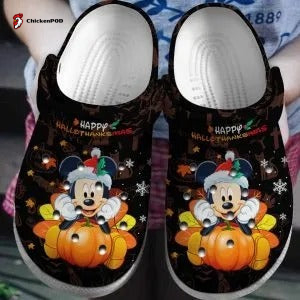 3D Clog Unisex Shoes – Clog Shoes Hallothanksmas Mickey Mouse Disney Adults