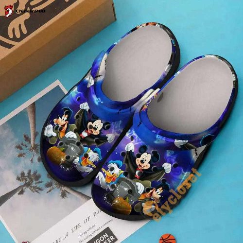 3D Clog Unisex Shoes – Clog Shoes Halloween Mickey and Minnie