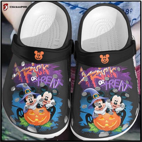 3D Clog Unisex Shoes – Clog Shoes Disney Mickey Mouse And Minnie Mouse Adults