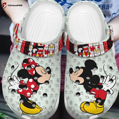 3D Clog Unisex Shoes – Clog Shoes Mickey Minnie Mouse Disney Adults Couple