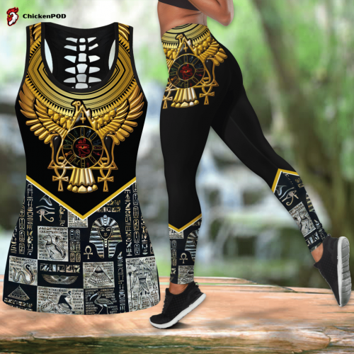 African Print Pattern And Black Girl Legging & Tank top For Women Sport Gifts ML