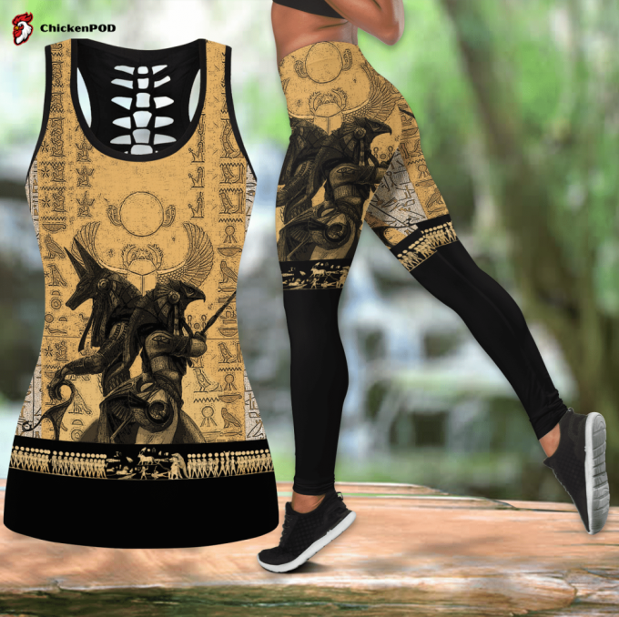 Egyptian Ancient Protector Gods Egyptian Combo Legging Tank