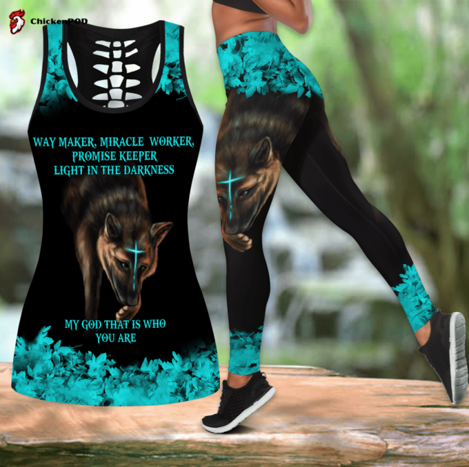 German Shepherd The Lord Combo Legging + Hollow Tanktop