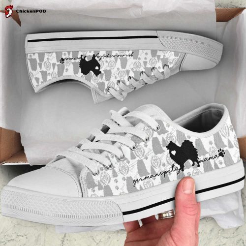 German Spitz Low Top Shoes Gift for Men Women Sneaker