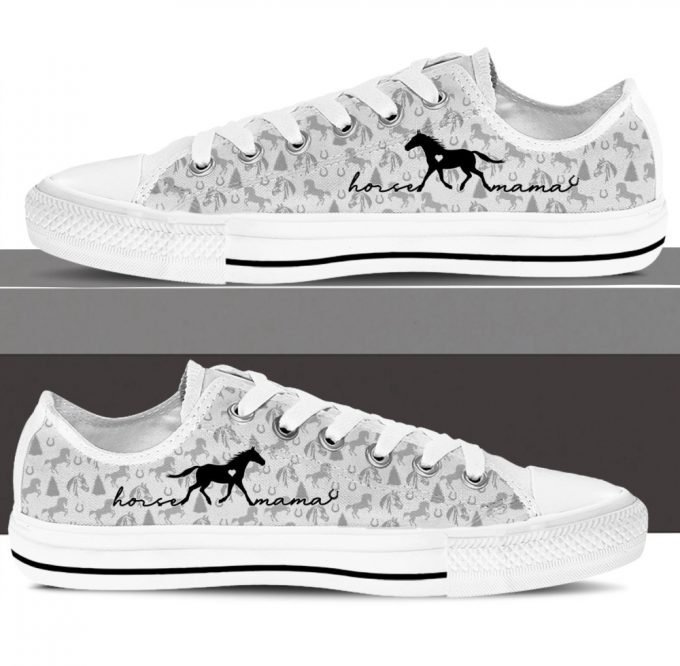 Horse Low Top Shoes Gift For Men Women