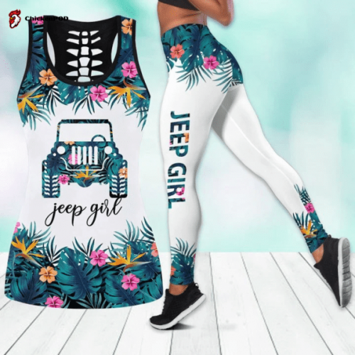 Jeep Combo Legging + Hollow Tanktop