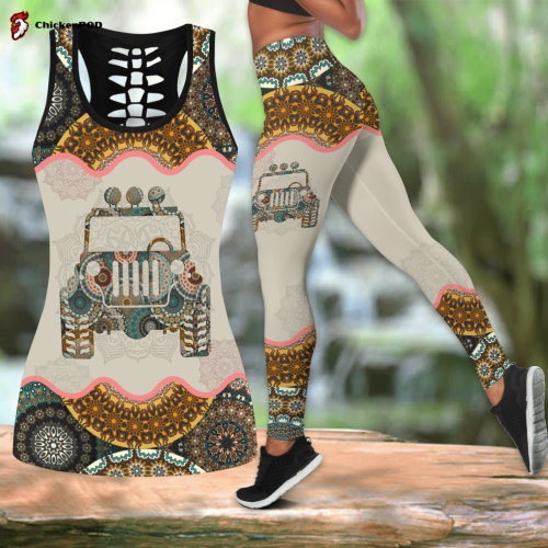 Jeep Girl D All Over Prined Combo Tanktop + Legging DA