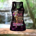 Juneteenth  African Girl All Over Printed Combo Tanktop + Legging SN