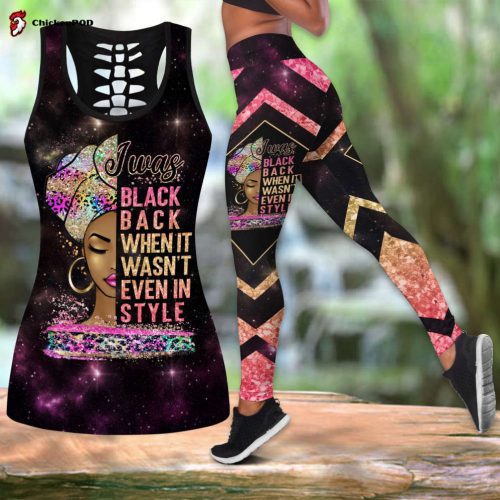 Juneteenth  African Girl All Over Printed Combo Tanktop + Legging SN