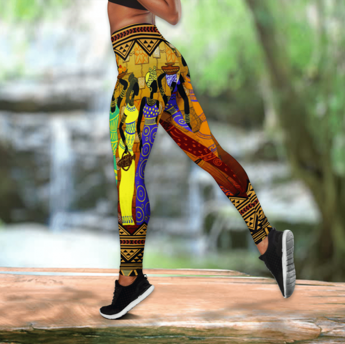 Juneteenth  African Women Combo Legging + Tank Top A