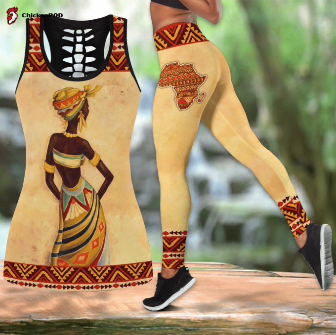 Juneteenth  African Women Combo Legging + Tank Top Mh