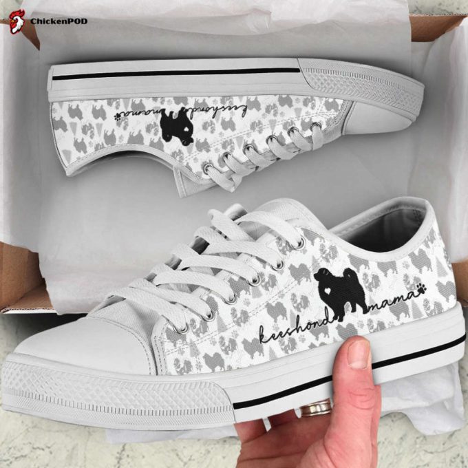 Keeshond Low Top Shoes Gift For Men Women Sneaker