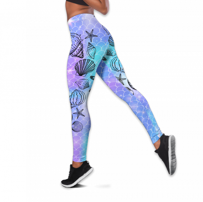 Legging + Hollow Tanktop Mermaid