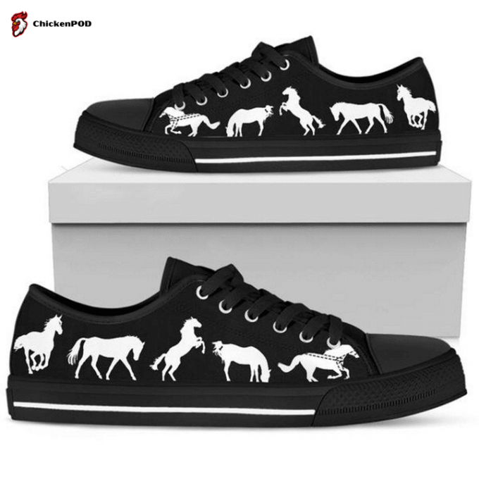 Lucky Horse Low Top Shoes Gift For Men Women