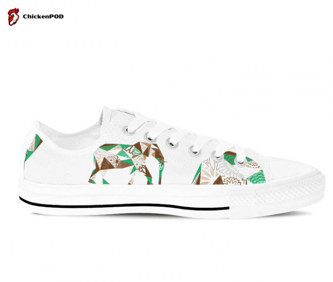 Mosaic Elephant Women’S Low Top Shoes Gift For Men Women