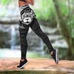 New zealand lion maori mania Combo outfit Legging + Tank For Women Sport Gifts