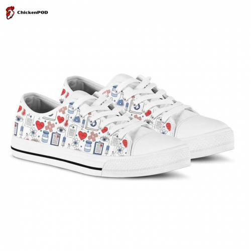 Nurse Pride Low Top Shoes Gift for Men Women