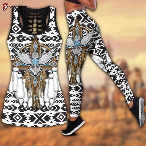 Love Pirate Skull and Tattoos tanktop & legging outfit For Women Sport Gifts