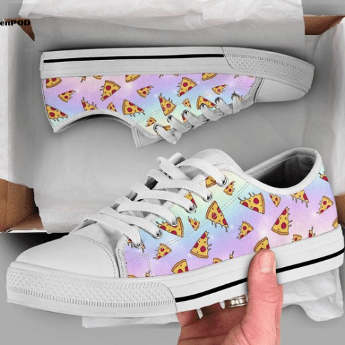 Pastel Pizza Low Top Shoes Gift for Men Women