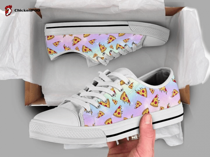 Pastel Pizza Low Top Shoes Gift For Men Women