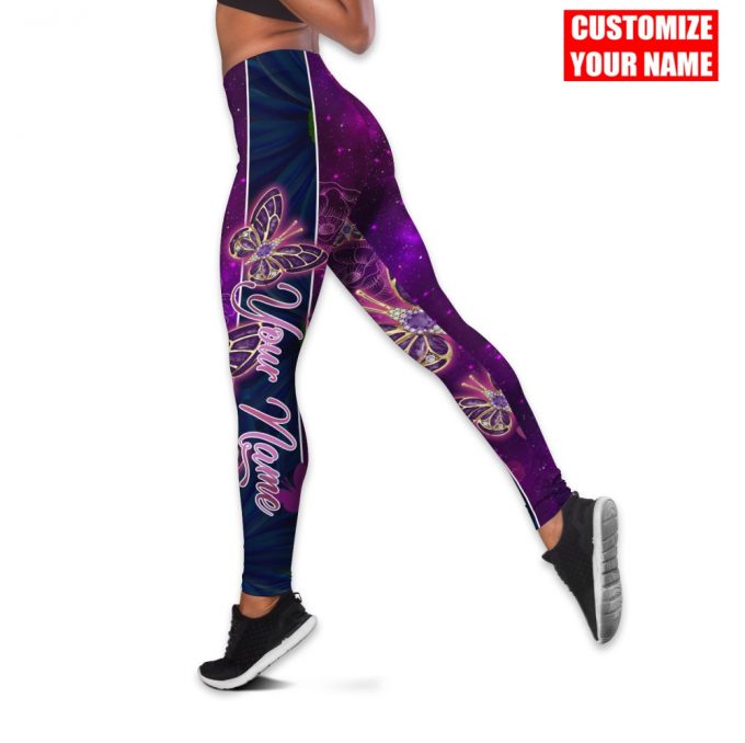 Personalized Butterfly Combo Legging Tanktop