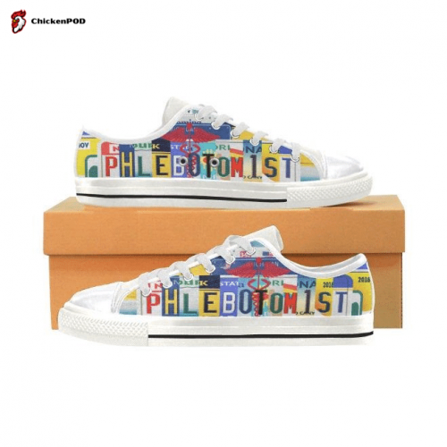 Phlebotomist Low Top Shoes Gift for Men Women