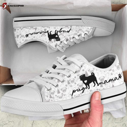 Pug Low Top Shoes Gift for Men Women Sneaker