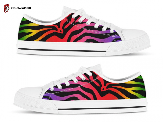 Rainbow Low Top Shoes Gift For Men Women