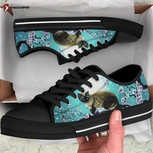 Sakura Cherry Blossom Low Top Shoes Gift for Men Women