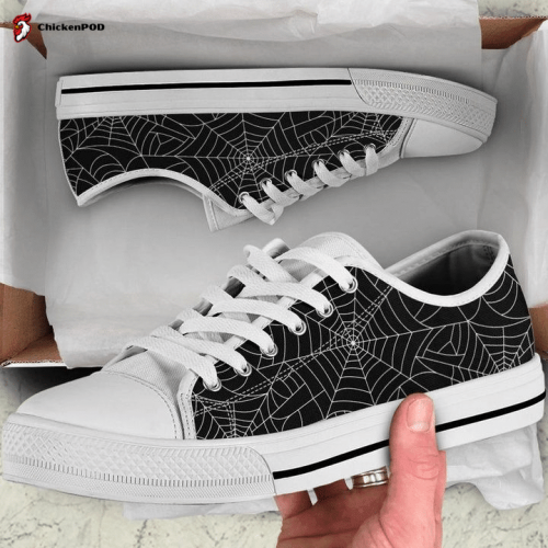 Spider Halloween Low Top Shoes Gift for Men Women