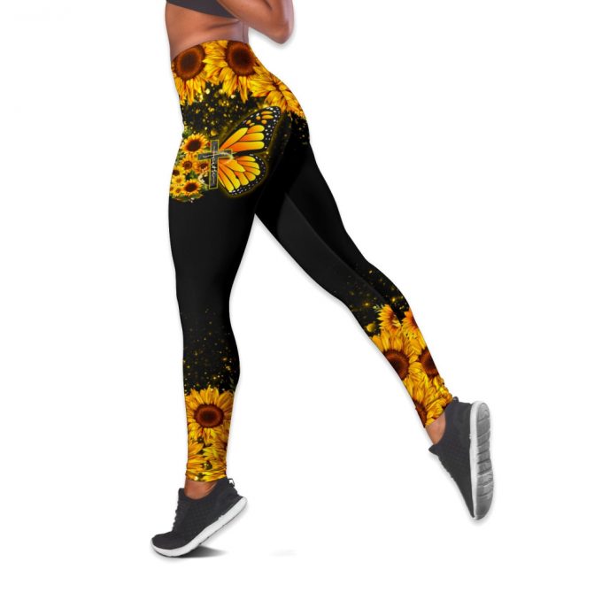 Sunflower Butterfly Combo Tanktop + Legging