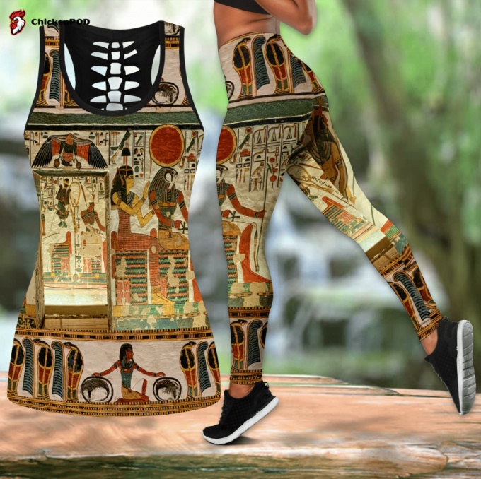 Tomb Of Nefertari Ancient Egypt Combo Legging Tank