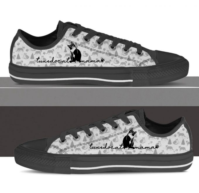 Tuxedo Cat Low Top Shoes Gift For Men Women Sneaker