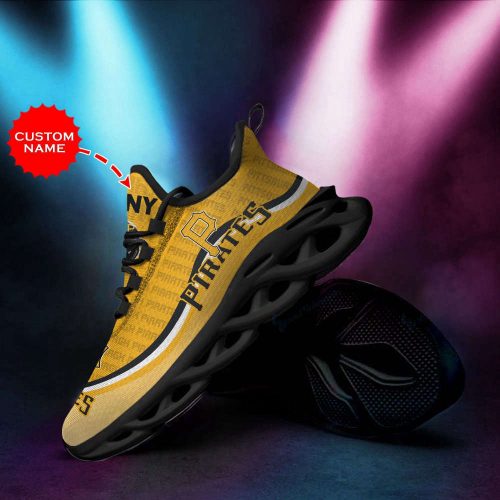 Pittsburgh Pirates Custom Personalized Max Soul Sneakers Running Sports Shoes For Men Women