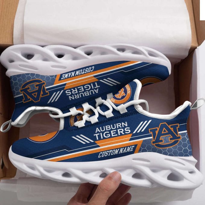 Auburn Tigers Custom Personalized Max Soul Sneakers Running Sports Shoes  For Men Women