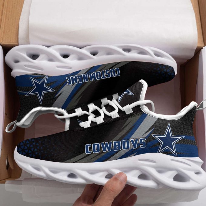 Dallas Cowboys Triangle Custom Personalized Max Soul Shoes For Men Women