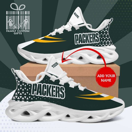 Green Bay Packers Custom Personalized Max Soul Sneakers Running Sport Shoes For Men Women