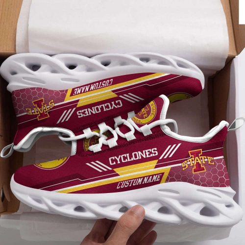 Iowa State Cyclones Custom Personalized Max Soul Sneakers Running Sports Shoes  For Men Women