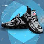 Nfl Las Vegas Raiders Custom Name Max Soul Shoes Chunky Sneakers For Men Women